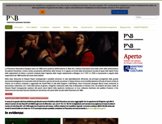 pinacotecabologna.beniculturali.it screenshot