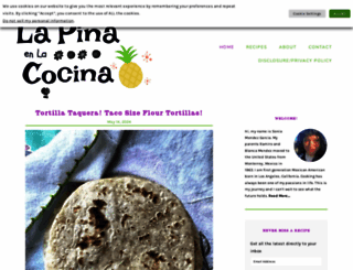 pinaenlacocina.com screenshot