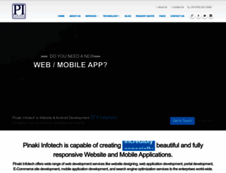 pinakiinfotech.com screenshot