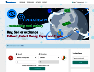 pinaremit.com screenshot