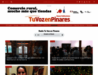 pinaresnoticias.com screenshot