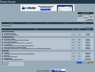 pinas.activeboard.com screenshot