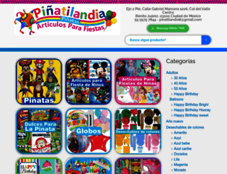 pinatilandia.com.mx screenshot