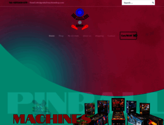 pinballmachineshop.com screenshot