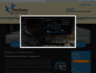 pinckneydentistry.com screenshot
