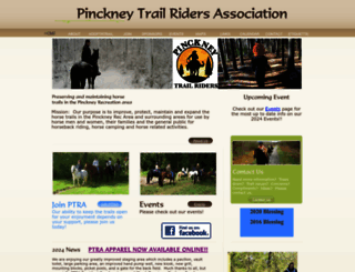 pinckneytrailriders.com screenshot