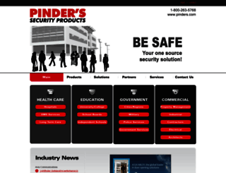 pinders.com screenshot