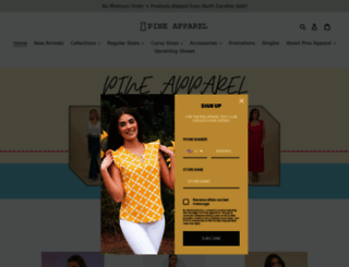 pineapparel.com screenshot