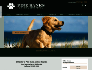 pinebanksanimalhospital.com screenshot