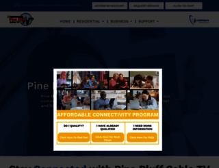 pinebluffcabletv.com screenshot