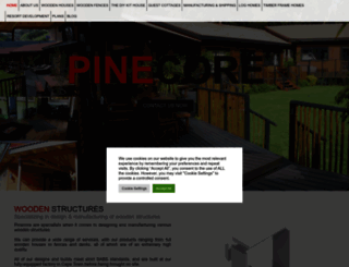 pinecore.co.za screenshot