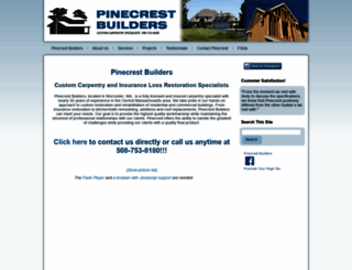 pinecrestcustom.com screenshot