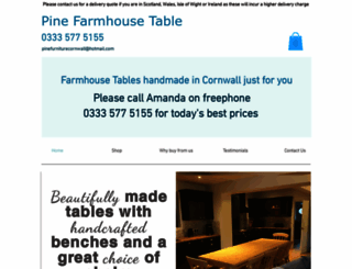 pinefarmhousetable.co.uk screenshot