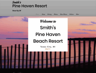 pinehavenresort.net screenshot