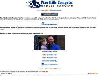 pinehillscomputerrepair.com screenshot