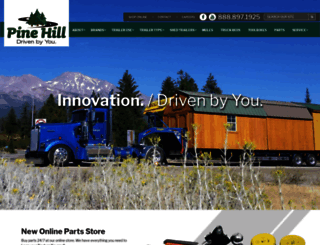 pinehilltrailers.com screenshot