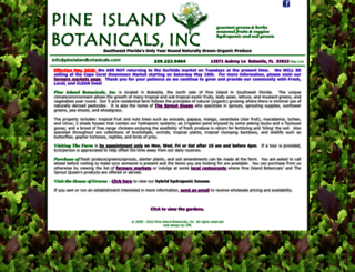 pineislandbotanicals.com screenshot