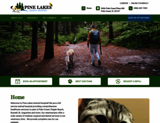 pinelakesanimal.com screenshot