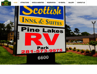 pinelakesrvresort.com screenshot