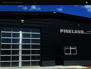 pinelandmetal.com screenshot