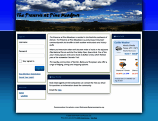 pinemeadowshoa.org screenshot