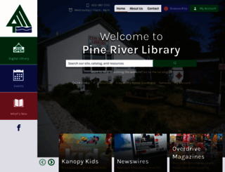 pineriverlibrary.org screenshot