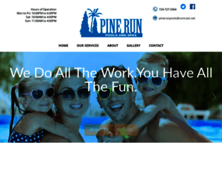 pinerunpoolsandspas.com screenshot