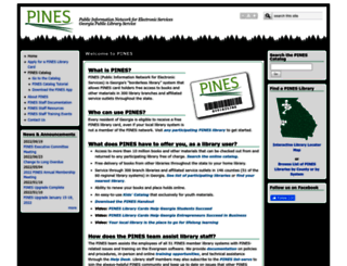 pines.georgialibraries.org screenshot
