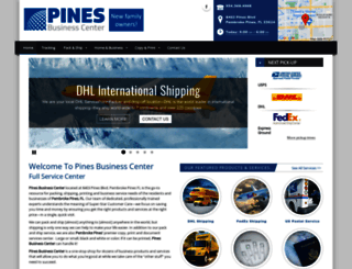 pinesbusinesscenter.org screenshot