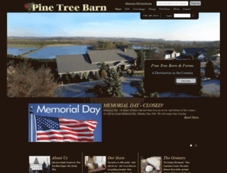 pinetreebarn.com screenshot