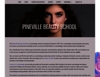 pinevillebeauty.com screenshot