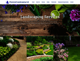 pinewoodlandscaping.ca screenshot