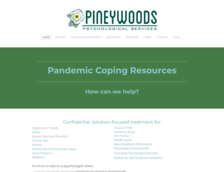 pineywoodspsychologicalservices.com screenshot