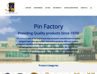 pinfactory.com screenshot