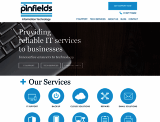 pinfieldsit.co.uk screenshot
