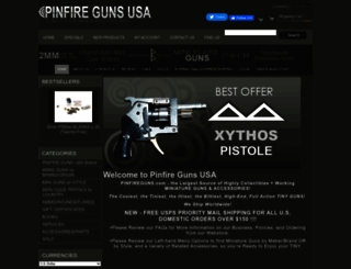pinfireguns.com screenshot