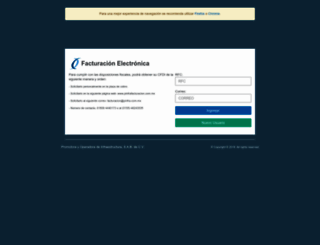 pinfrafacturacion.com.mx screenshot