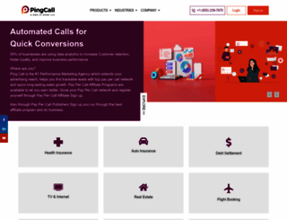 pingcall.com screenshot