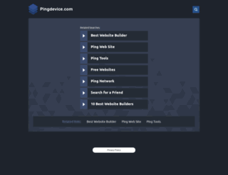 pingdevice.com screenshot
