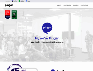 pinger.com screenshot