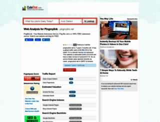 pingmylink.net.cutestat.com screenshot