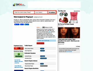 pingmyurl.com.cutestat.com screenshot