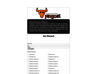 pingoat.net screenshot