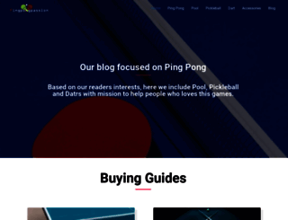 pingpongpassion.com screenshot