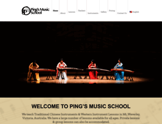 pingsmusic.com.au screenshot