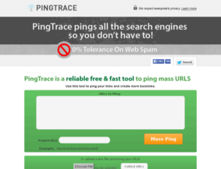 pingtrace.com screenshot