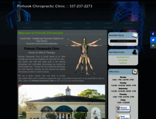 pinhookchiropractic.com screenshot