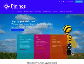 pininospediatrics.com screenshot