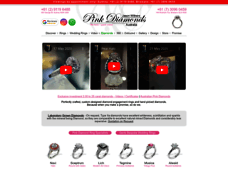 pink-diamonds.com.au screenshot