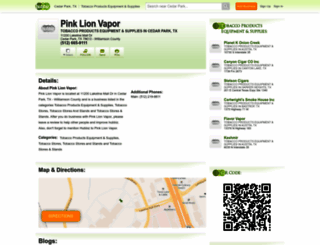 pink-lion-vapor-tx-1.hub.biz screenshot